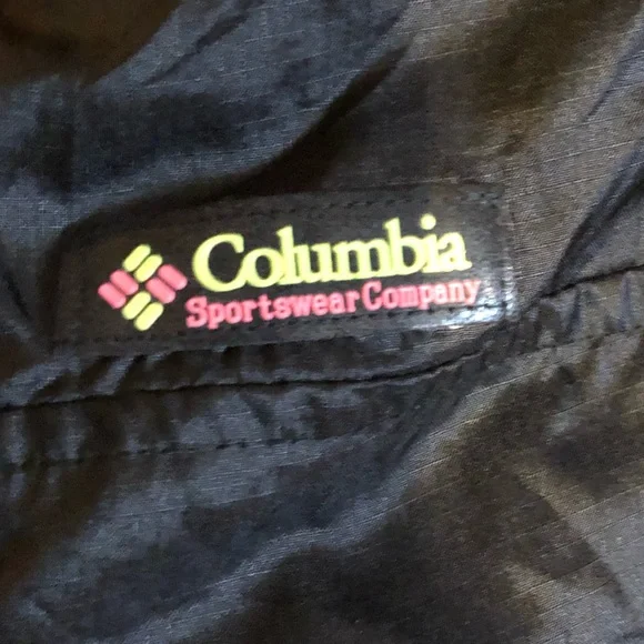 Vintage 80s 90s Neon Columbia Zip Up Windbreaker - Picture 7 of 8